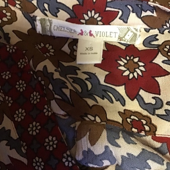 Chelsea & Violet floral striped ethnic tunic - Picture 2 of 11